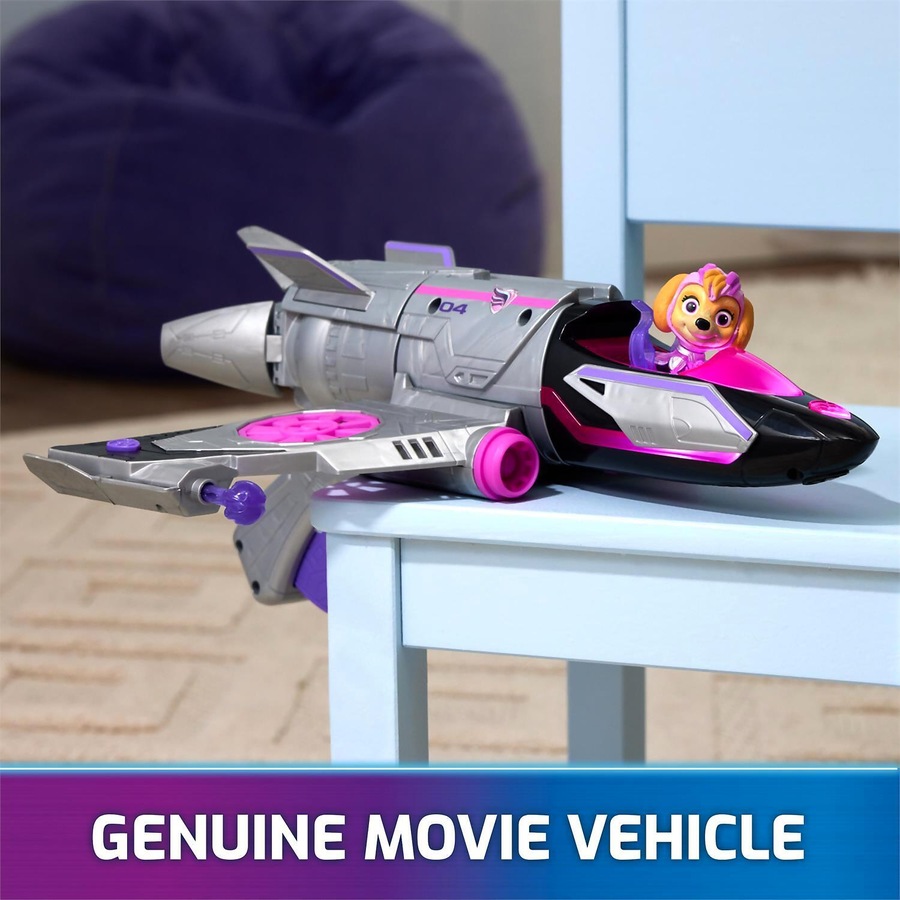 Paw Patrol - The Mighty Movie Transforming Rescue Jet With Skye - Spin Master