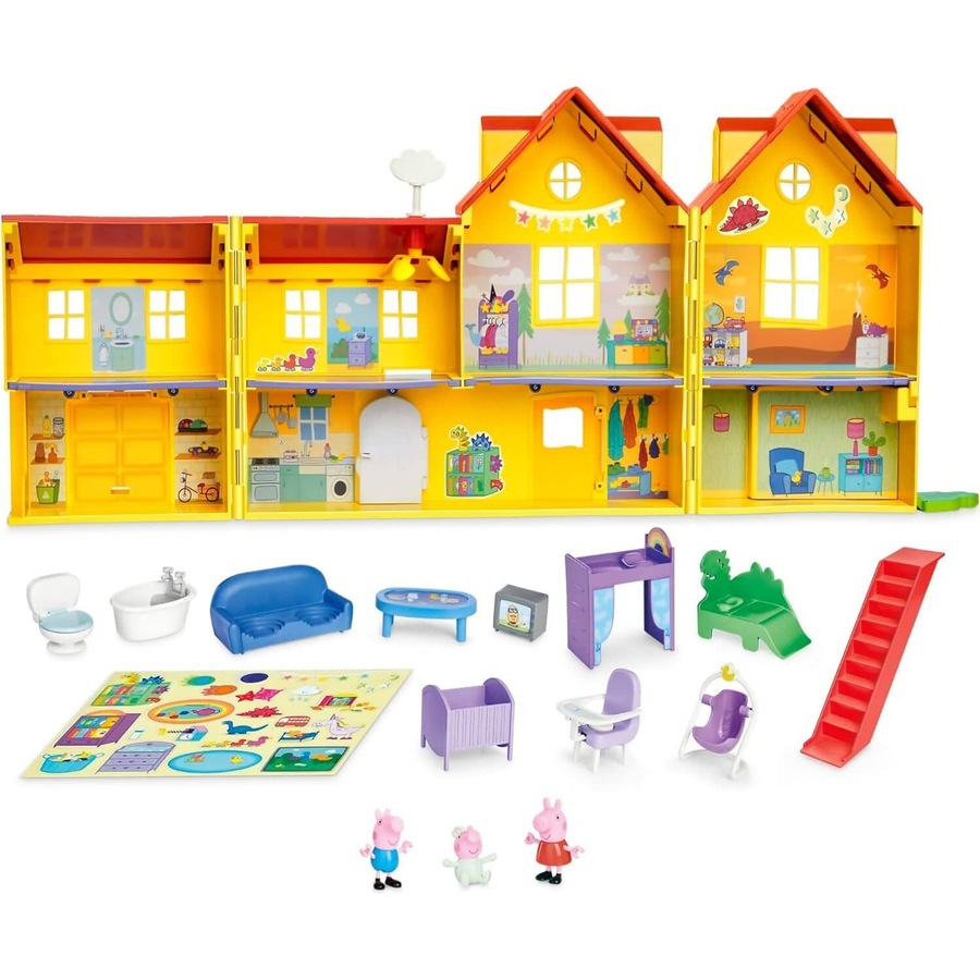 Peppa Pig - Peppa's Big Family House Playset - Hasbro