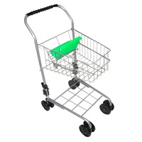Playworld - Metal Shopping Trolley
