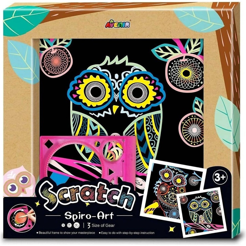 Buy Scratch Spiro Art Owl Avenir Johnco MyDeal