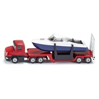 Siku - Low Loader With Boat Transport Load-up