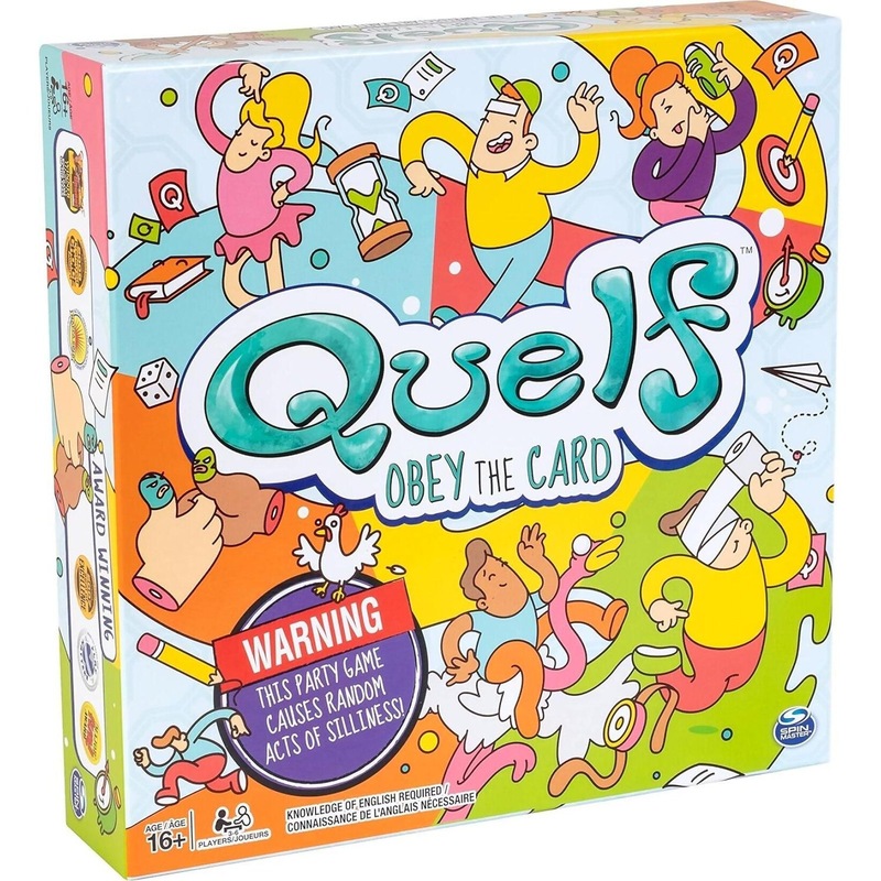 Buy Spin Master Quelf Obey The Card Party Game MyDeal