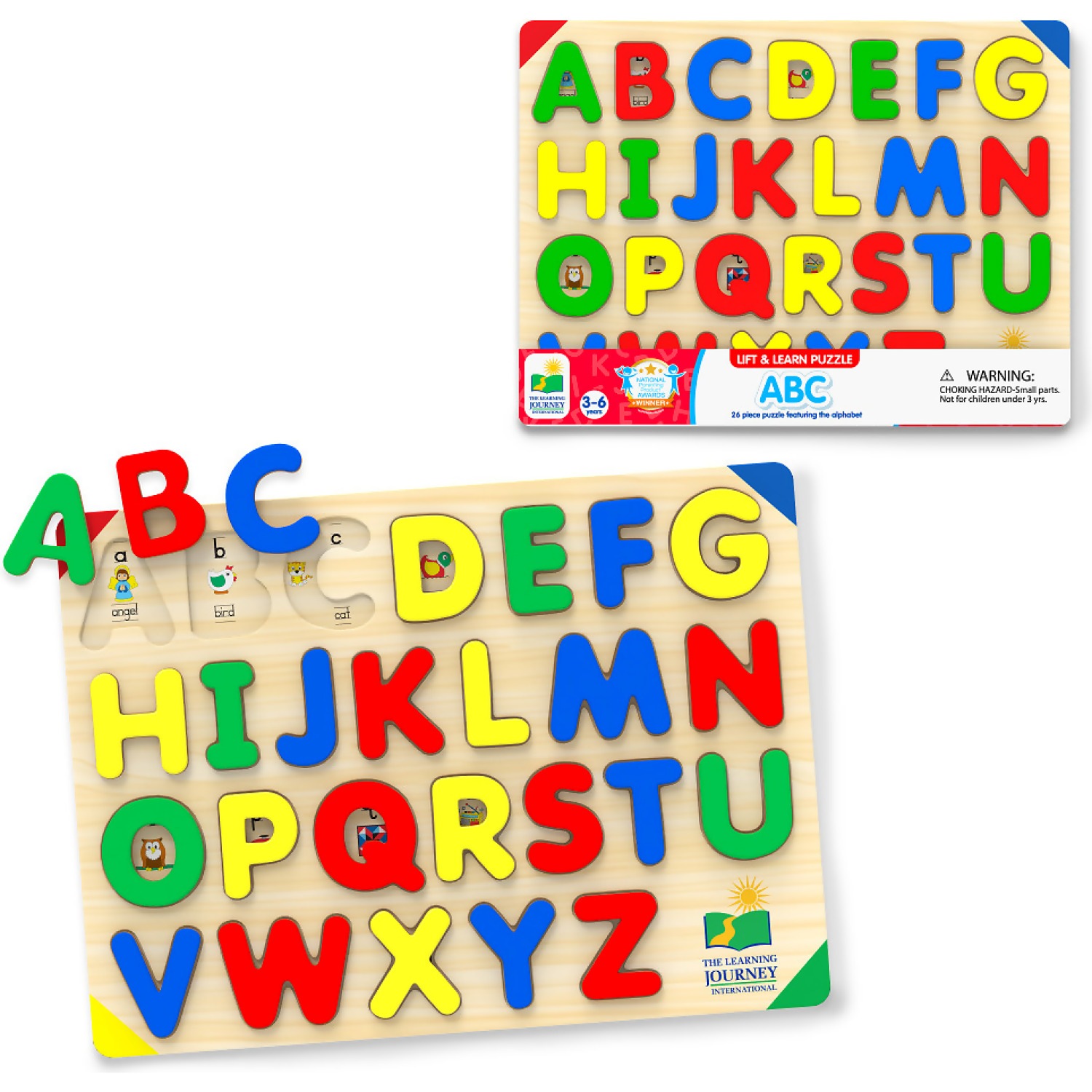The Learning Journey Lift & Learn ABC Puzzle – Alphabet-Lernspiel, 38,1 X 27,9 Cm, Ab 3 Jahre