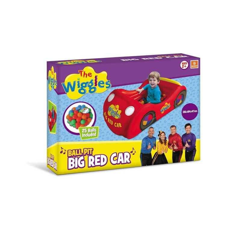 The Wiggles Big Red Car Inflatable Ball Pit with 25 Balls LU16760D