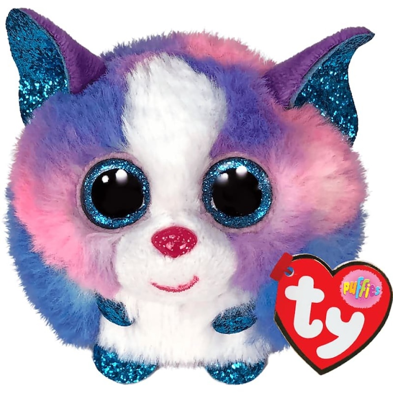 Buy Ty Beanie Ball Puffies Cleo Multicolor Husky 10cm Mydeal