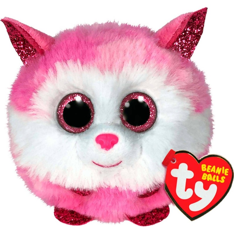 Buy Ty Beanie Boos Balls Princess Pink Husky 10 Cm Puffies Mydeal