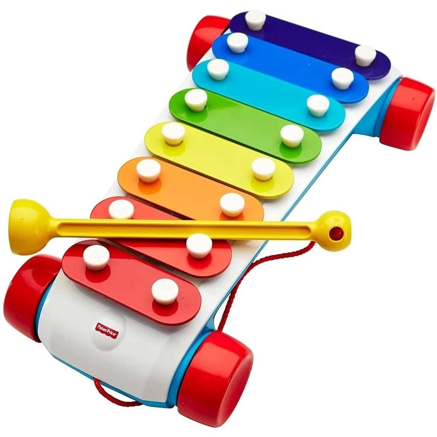 Fisher-Price - Xylophone Classic Musical Instrument Pull Toy