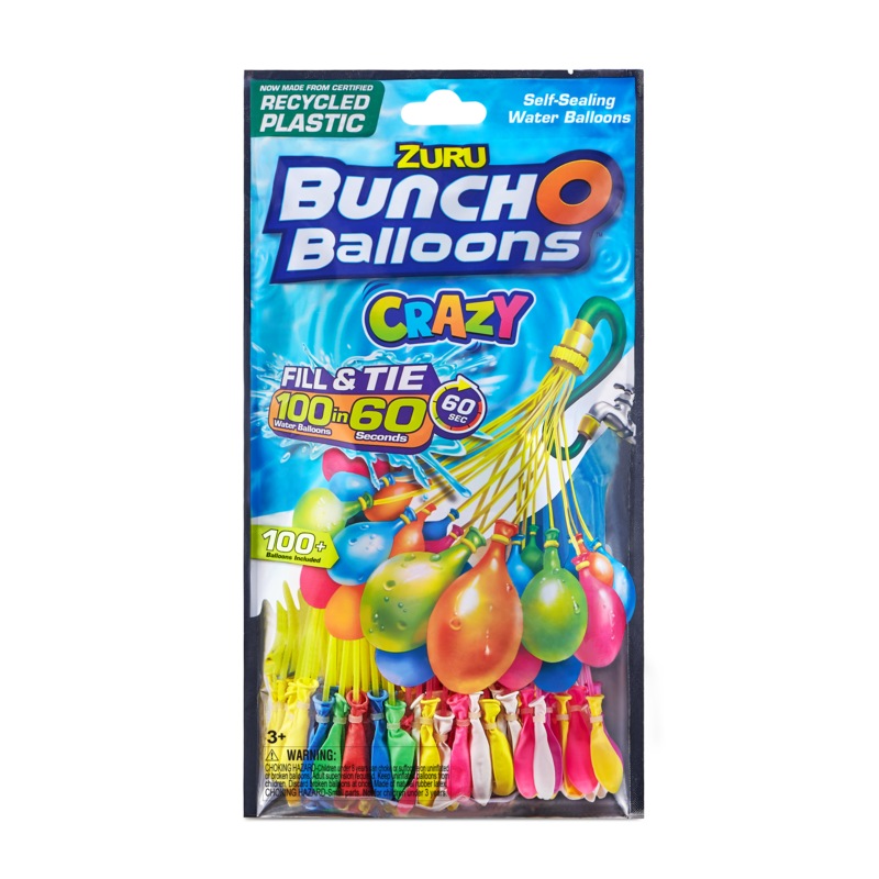 Buy Zuru Crazy Bunch O Balloons 100 Rapidfilling Selfsealing Water