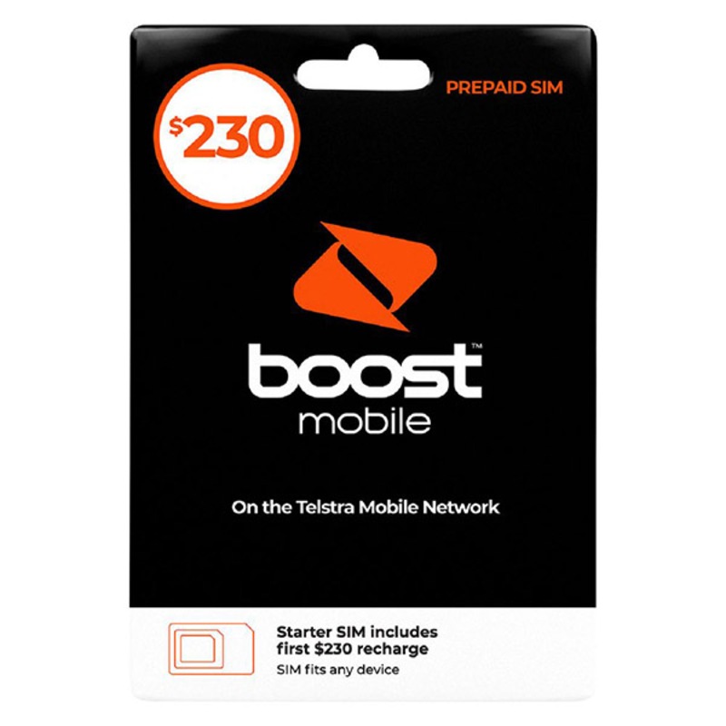 How Much Is A New Sim Card At Boost Mobile Buy Boost Mobile $230 Prepaid SIM Card - MyDeal