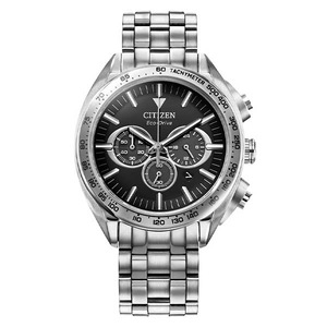 Citizen Chronograph Black Dial Stainless Steel Men's Watch (CA4540-54E)