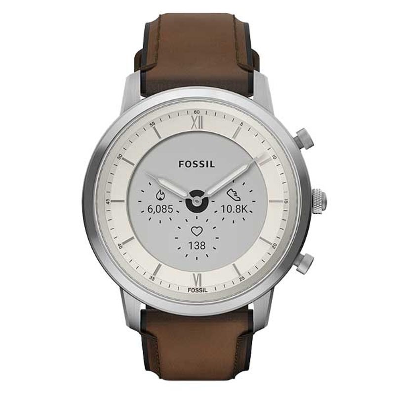 Buy Fossil Neutra Gen 6 Hybrid Smartwatch Medium Brown Leather (FTW7073 ...