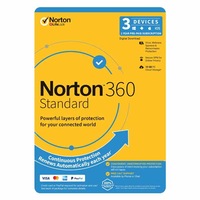 Nortonlifelock Norton 360 Standard 10GB AU 1-User, 3-Device, 12-Month