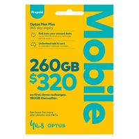 Optus Flex Plus 320 Prepaid Simcard