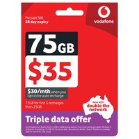 Vodafone 35 Prepaid Starter Pack Simcard