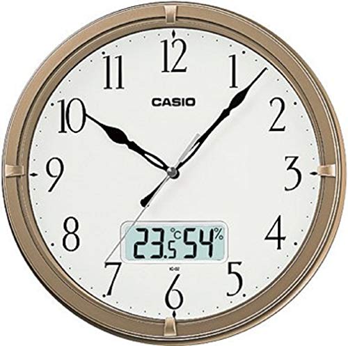 Casio Wall Clock IC-02-9DF IC02 With Temperature & Humidity Display