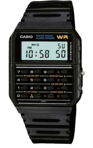 Casio Watch Calculator Vintage Retro 80's CA-53W-1Z CA53 CA-53 Dual Time, Alarm, Stopwatch Water Resist