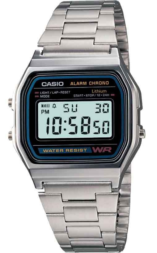 Casio Watch Vintage Retro 80's A158WA-1 A158 A158WA Warranty