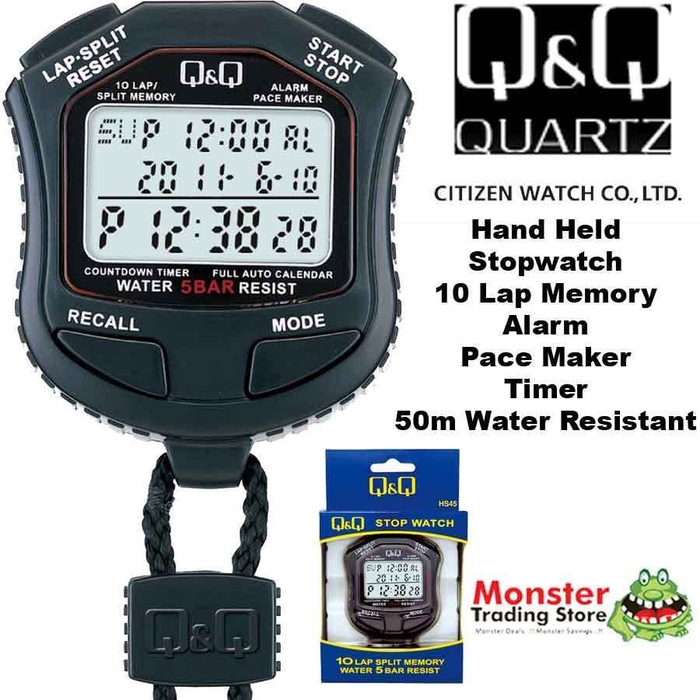 casio stopwatch 100 lap memory