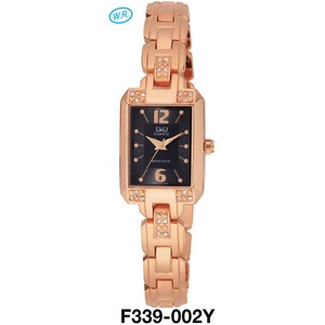 Citizen Made QQ Japanese Quartz Ladies Dress Watch Rose Gold Water Resistant F339-002