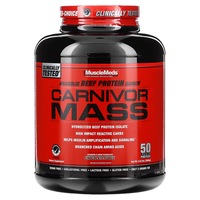 MUSCLEMEDS Carnivor Mass - 100% Beef Protein Mass Gainer 6 lbs (2.72 kg)