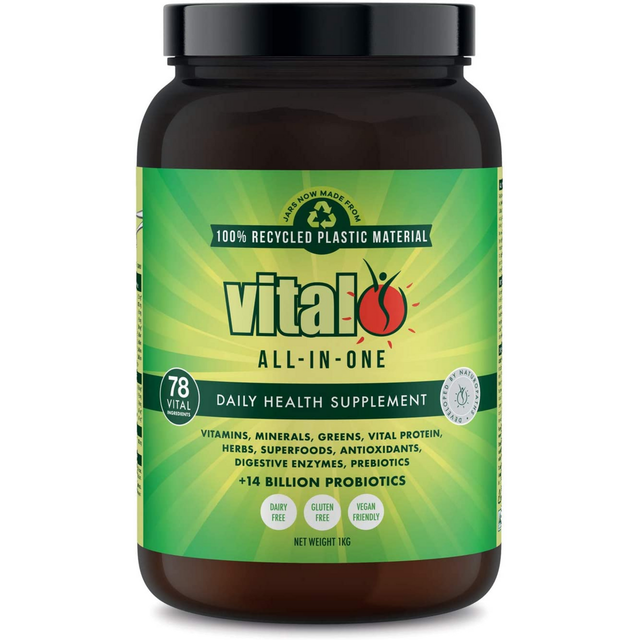 Vital All-In-One Greens Daily Health Supplement Super Food