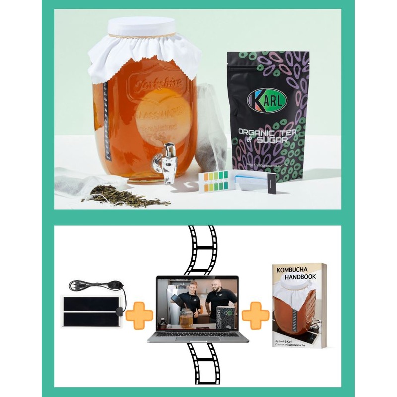 Buy KOMBUCHA KIT BUNDLE WITH HEAT MAT MyDeal