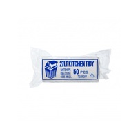 27L White Kitchen Tidy Bin Liner Roll (1000 bags)