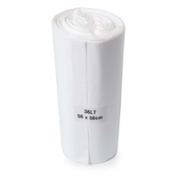 36L White Kitchen Tidy Bin Liner Roll (1000 bags)