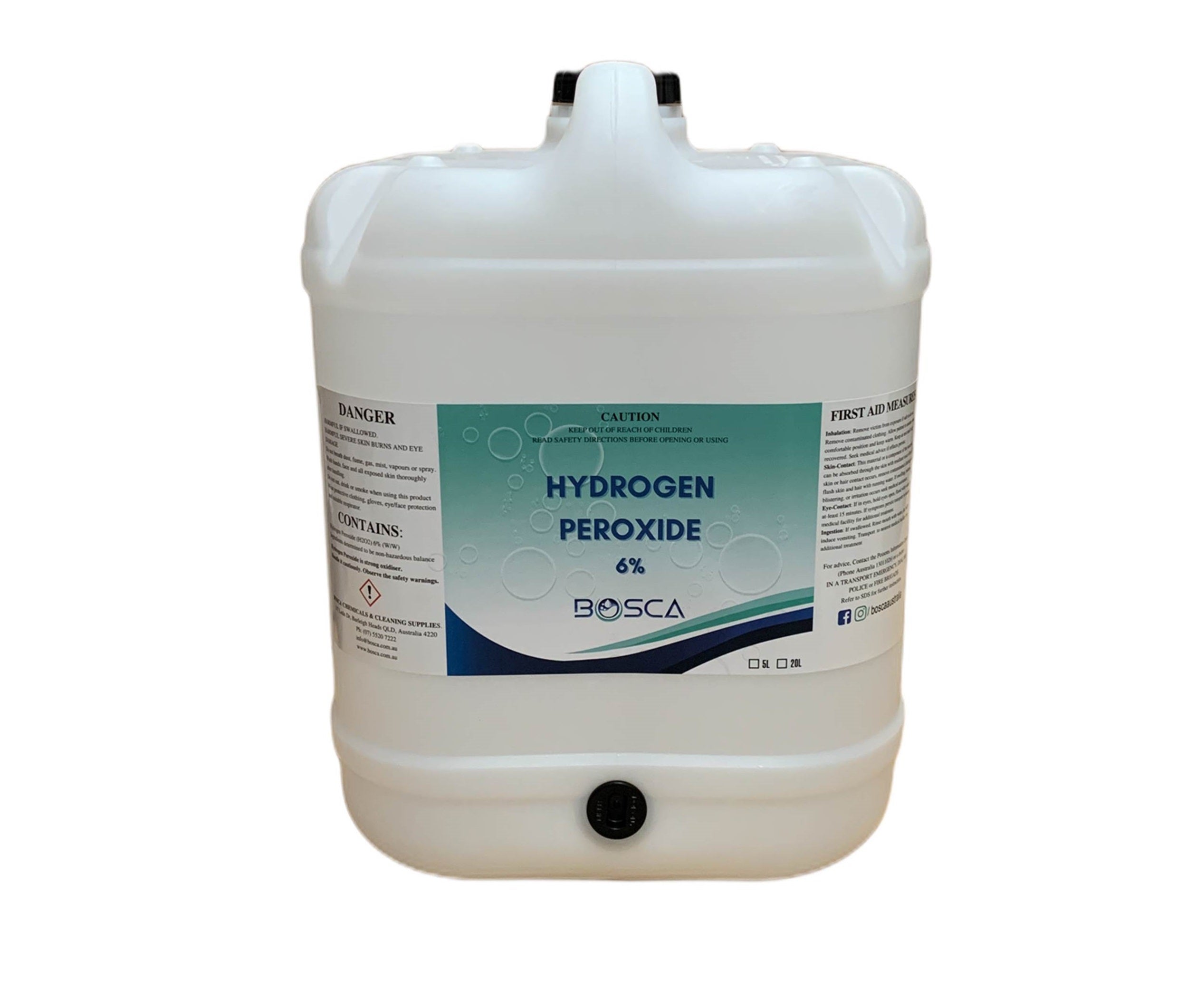 6% Hydrogen peroxide H2O2 Disinfectant All Purpose Cleaner 20L