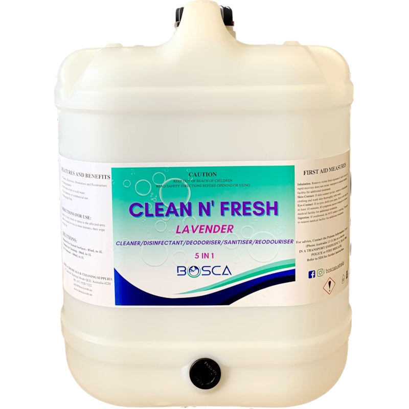 Buy Clean N' Fresh 5IN1 Disinfectant And Cleaner 20L - Lavender - MyDeal