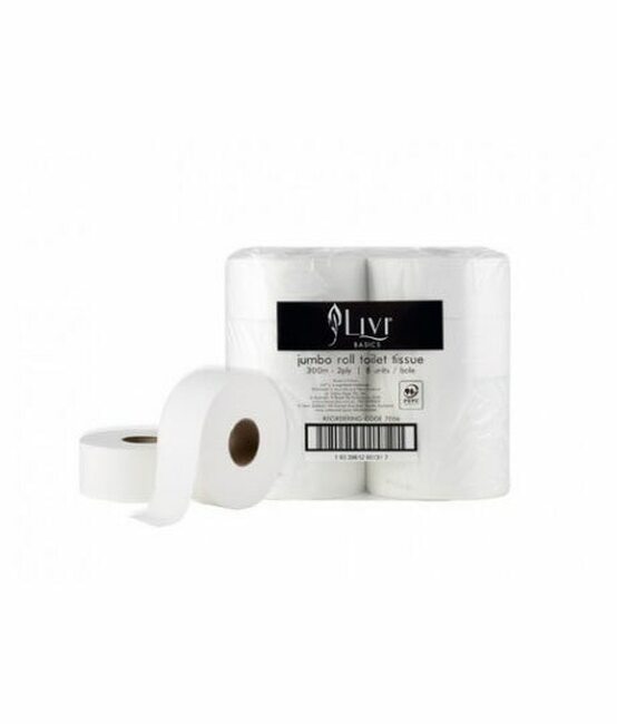 LIVI 7006 Jumbo Premium Toilet Roll - 2ply 300M