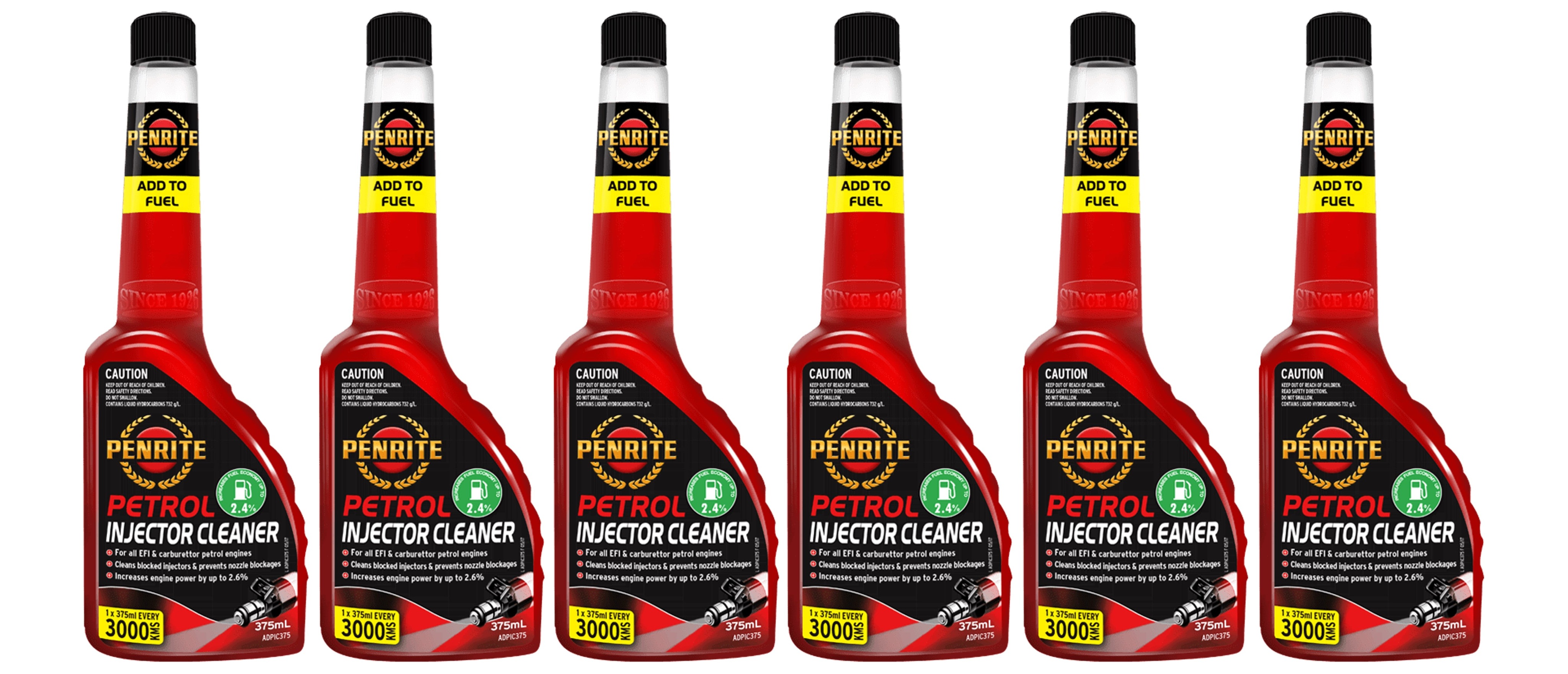 Buy 6 X Penrite Petrol Injector Cleaner 375mL - ADPIC375 (Six Pack ...