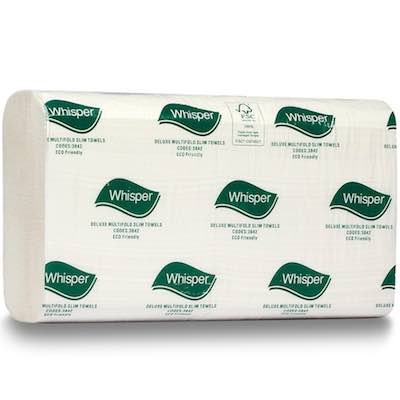 Whisper Deluxe Compact Towel 2400s- 3822