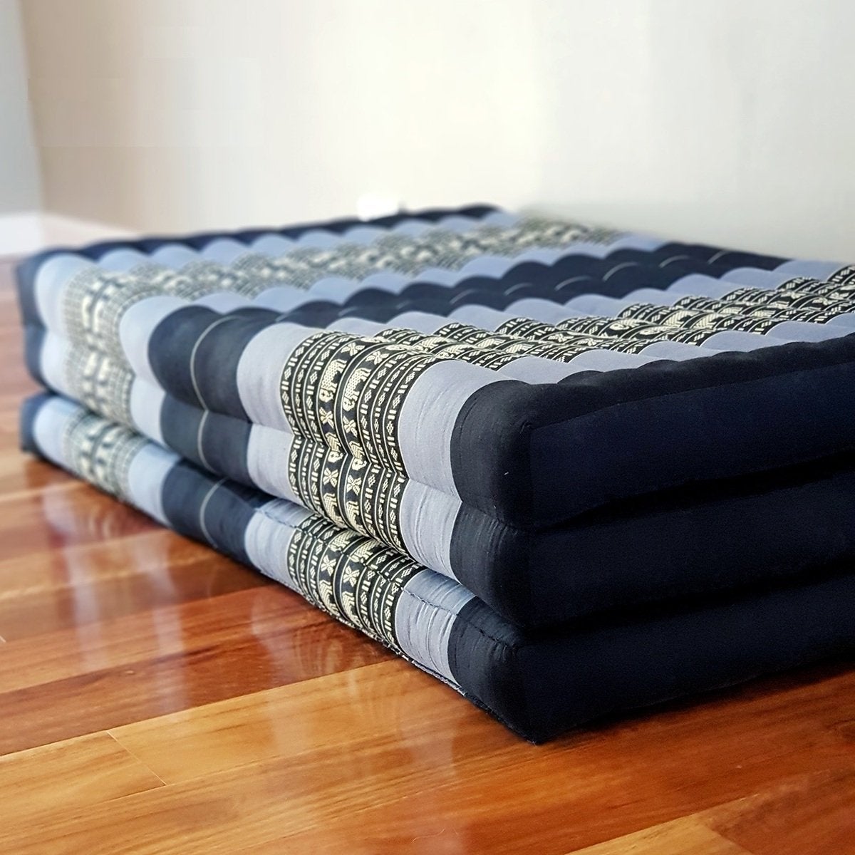 Thai kapok cushion KING Size Foldable Mattress Naturals Kapok Fibre Filled BlueEle