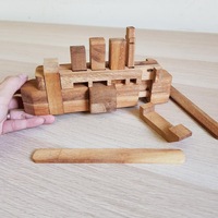 Wooden Titanic Boat Puzzle brainteaser Toy-last one in stock