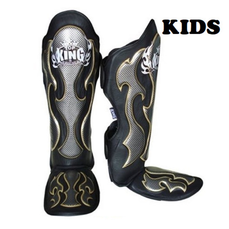 Buy Top King Empower Muay Thai Shin Guards Kids MyDeal