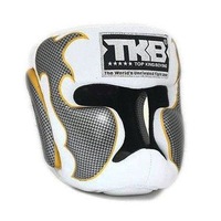 Top King Head Guard Empower - Muay Thai Boxing White