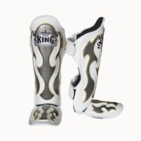 Top King Shin Guard Pro Empower White