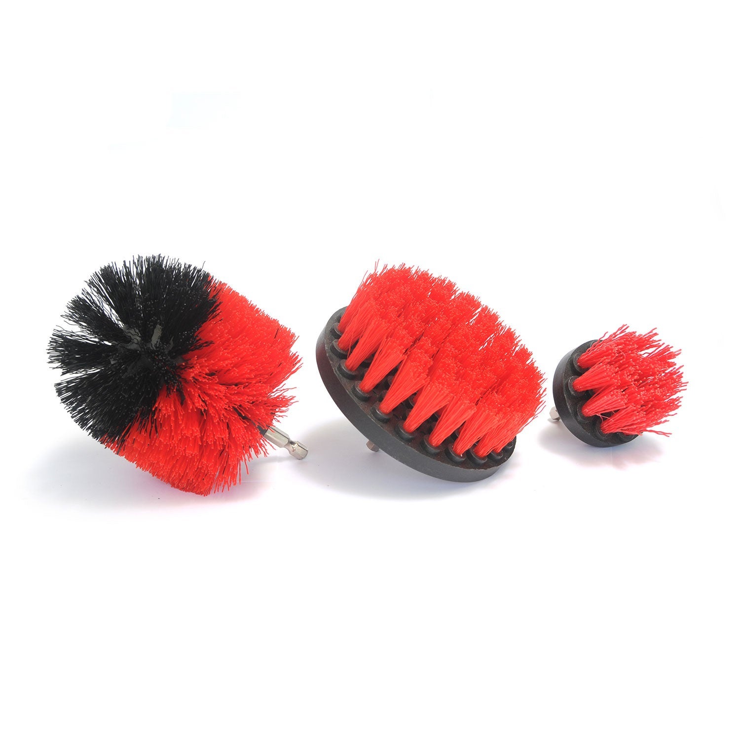 Car Cleaning Premium Drill Mounted Brushes (3 Piece)