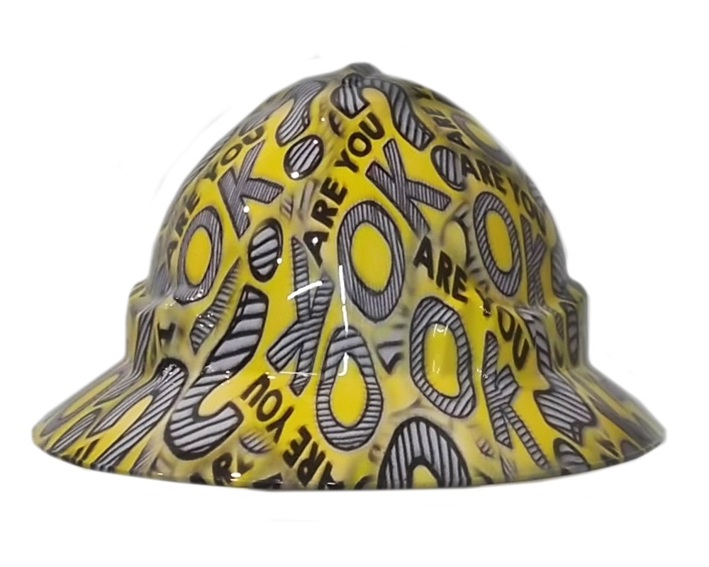 Cool Hard Hats Unisex ARE YOU OK? Pro Choice Wide Brim Safety