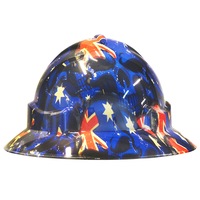 Cool Hard Hats Unisex AUSSIE TO THE CORE Pro Choice Wide Brim Safety Hard Hat