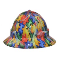 Cool Hard Hats Unisex AUTISM AWARENESS Pro Choice Wide Brim Safety Hard Hat