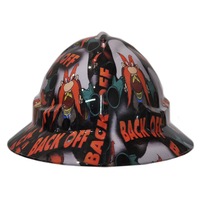 Cool Hard Hats Unisex BACK OFF Pro Choice Wide Hard Hat