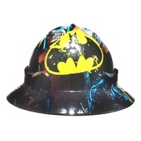 Cool Hard Hats Unisex BATMAN COMIC Pro Choice Wide Brim Safety Hard Hat
