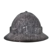 Cool Hard Hats Unisex BLACK HESSIAN Pro Choice Wide Brim Safety Hard Hat