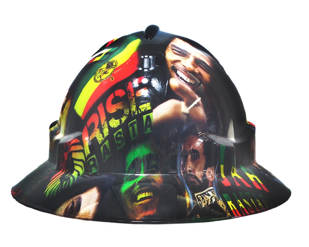 Cool Hard Hats Unisex BOB MARLEY Pro Choice Wide Hat