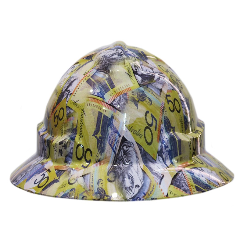 Buy Cool Hard Hats Unisex CASHED UP Pro Choice Wide Brim Safety Hard