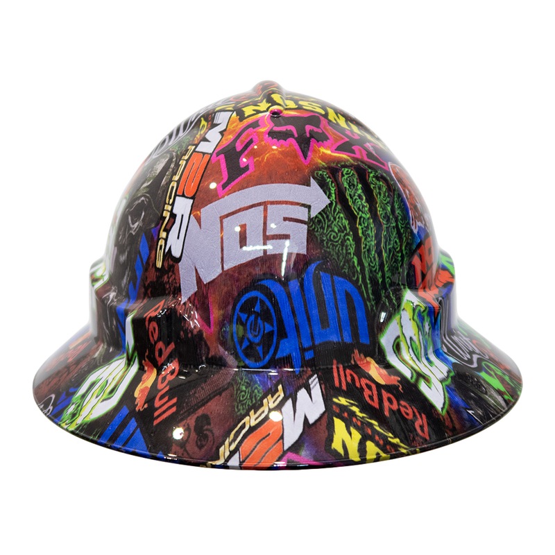 Buy Cool Hard Hats Unisex ENERGY RACING Pro Choice Wide Brim Safety