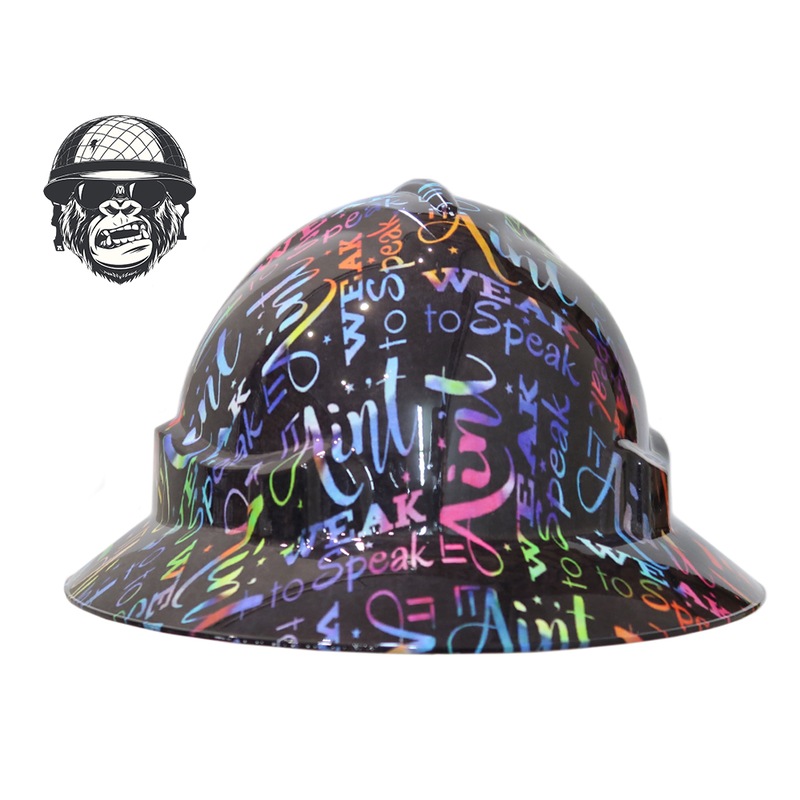 Buy Cool Hard Hats Unisex IT AINT WEAK DARK Pro Choice Wide Brim Safety