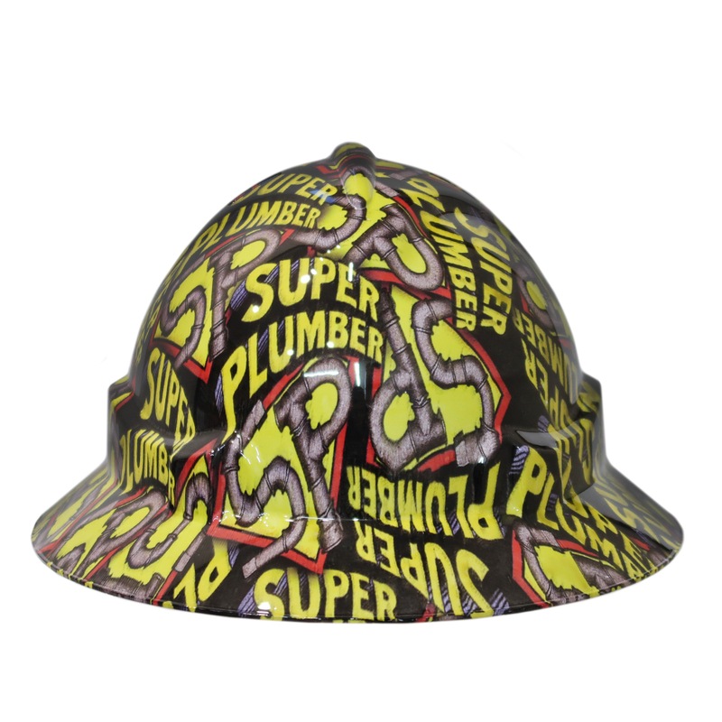 Buy Cool Hard Hats Unisex SUPER PLUMBER Pro Choice Wide Brim Safety